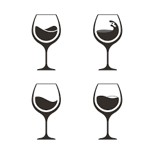 Wine Glass Icon Vector Wine Icon Symbol