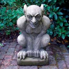 Evil Goblin Stone Garden Statue