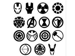Marvel Inspired Silhouettes Shields