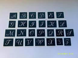 Alphabet Capital Letter Stencils For
