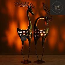Metal Deer Candle T Light Holder Design