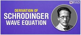 Derivation Of Schrödinger Wave Equation