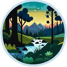 Premium Vector Scene Of Forest With