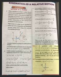 Kinematics 2d Relative Motion