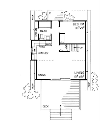 A Frame Home Plan 1 Bedrms 1 Baths