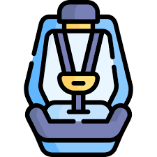Baby Car Seat Special Lineal Color Icon