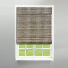 Flat Bamboo Roman Shade Window Blind