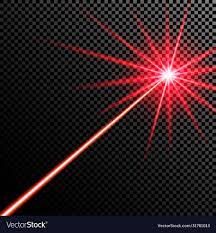 red laser beam royalty free vector