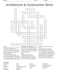 construction terms crossword wordmint