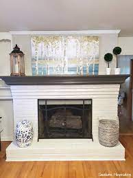 How To Paint A Brick Fireplace