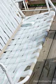 Fix Broken Canvas On A Porch Swing