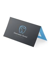 Folded Business Cards Customised