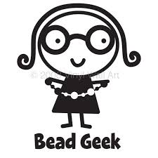 Bead Geek Vinyl Car Decal Window Decal