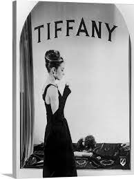 Audrey Hepburn B Large Stretched Canvas Black Floating Frame Wall Art Print Great Big Canvas