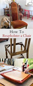 How To Reupholster A Dining Chair