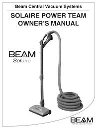 beam solaire power team owner s manual