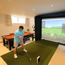 Home Golf Simulator Enclosure 2 5m W X