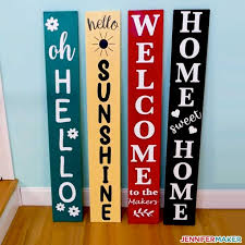 Diy Porch Signs How To Cut Apply