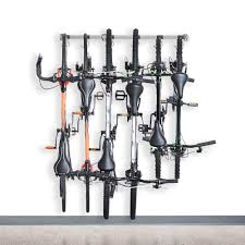 6 Bike Wall Mounted Garage Bike Rack