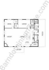 40x50 Barndominium Floor Plans