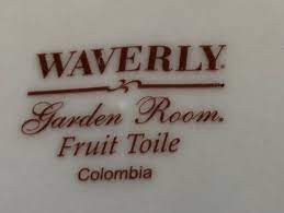 Waverly Garden Room Fruit Toile Dinner