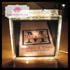 Diy Lighted Glass Block Sometimes Crafty