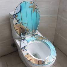 Blue Dolphin Starfish Toilet Seat
