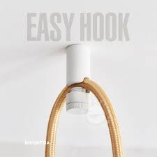 White Easy Hook Minimalist Cord Keeper