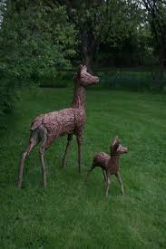 Fawn Garden Yard Statue