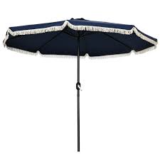 Outsunny 9ft Patio Umbrella Outdoor