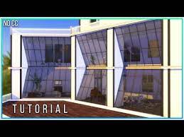 Sims 4 Tutorial Angled Window Facade