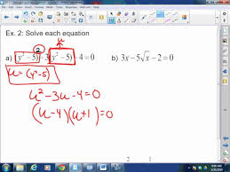 Solving Equations Quadratic