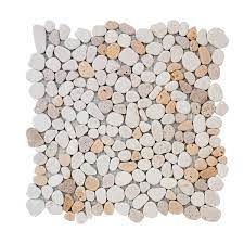 Limestone Floor And Wall Mosaic Tile
