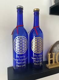Blue Solar Water Bottle Reusable 750ml