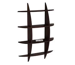 Buy Sy Wall Shelf Walnut Finish