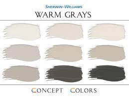 Sherwin Williams Warm Grays Home Paint