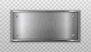 Free Vector Metal Plate Isolated On