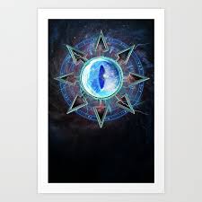 Chaos Icon Tzeentch Art Print By