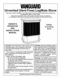 Unvented Vent Free Logmate Stove Desa