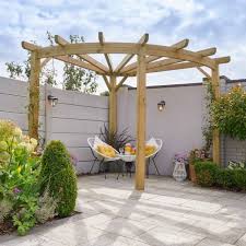 Forest Premium Radial Pergola Wooden