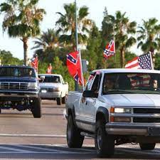 Confederate Flag In Brandon Rally