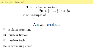 This Nuclear Equation Is An Example Of