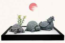 Mini Turtle Statue Bonsai Zen Garden