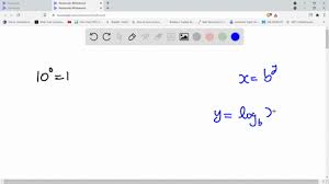 Each Equation To Its Logarithmic Form