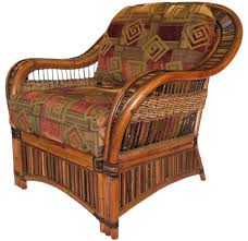 Congo Rattan Living Room Arm Chair