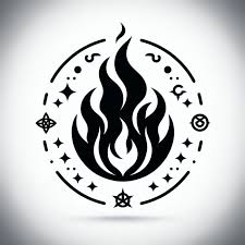 Black Fire Spell Dark Sorcery Icon