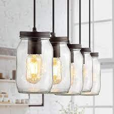 Mason Jar Linear Led Pendant