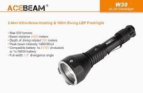 acebeam w30 white laser lights acebeam