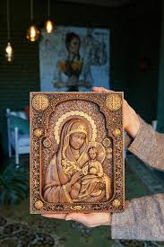 Virgin Mary The Unfading Flower Icon
