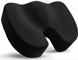 Black Pillow Tailbone Seat Cushion